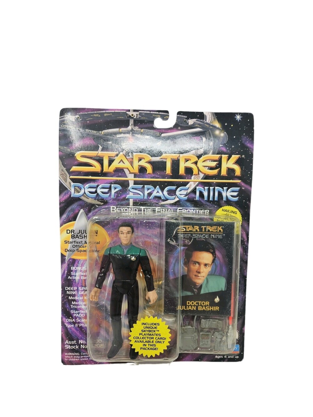 Star Trek Deep Space Nine Doctor Julian Bashir Action Figure Playmates DS9 1993